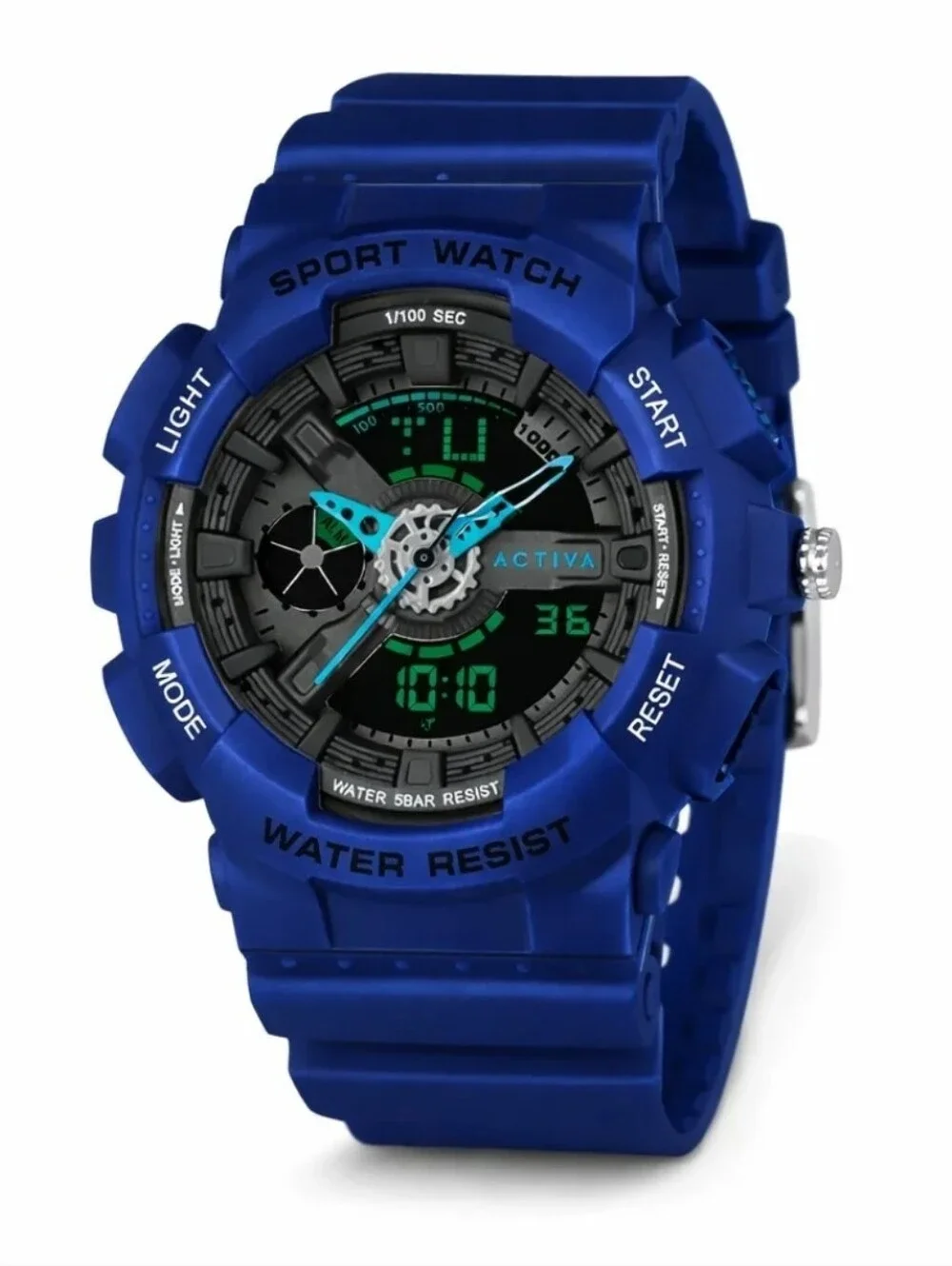 NWT ACW499-018 Activa Pixel X Invicta Digital Men's Chronograph Watch - 50mm